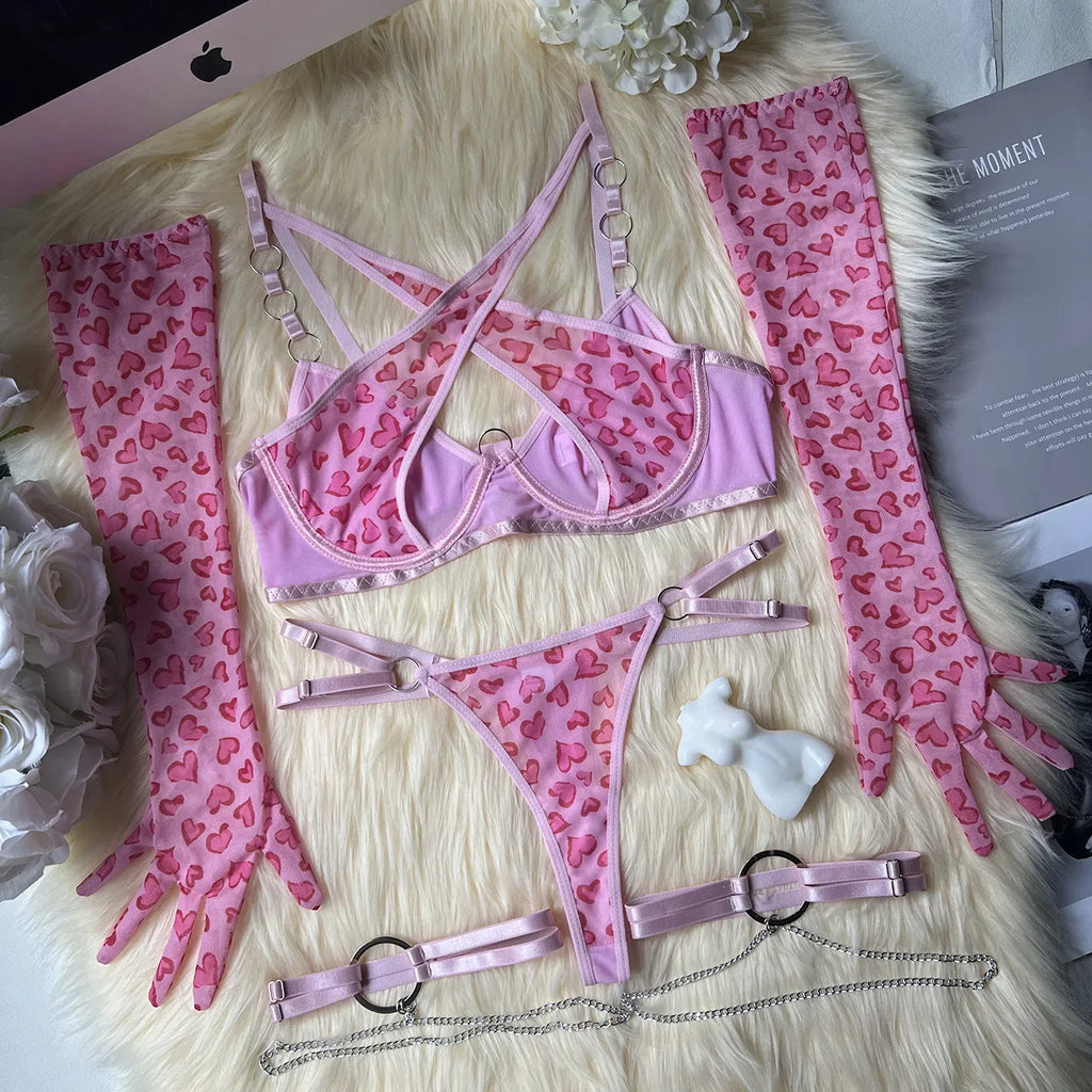 Rita's Pink Leopard Set