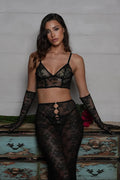 Livia Noir Lace Set