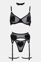 Valentina Heart Noir Set